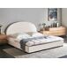 Beliani Cama de agua Bouclé VAUCLUSE 194x214 Beliani Cama de agua Bouclé VAUCLUSE 194x214 Crema