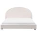 Beliani Cama de agua Bouclé VAUCLUSE 194x214 Beliani Cama de agua Bouclé VAUCLUSE 194x214 Crema