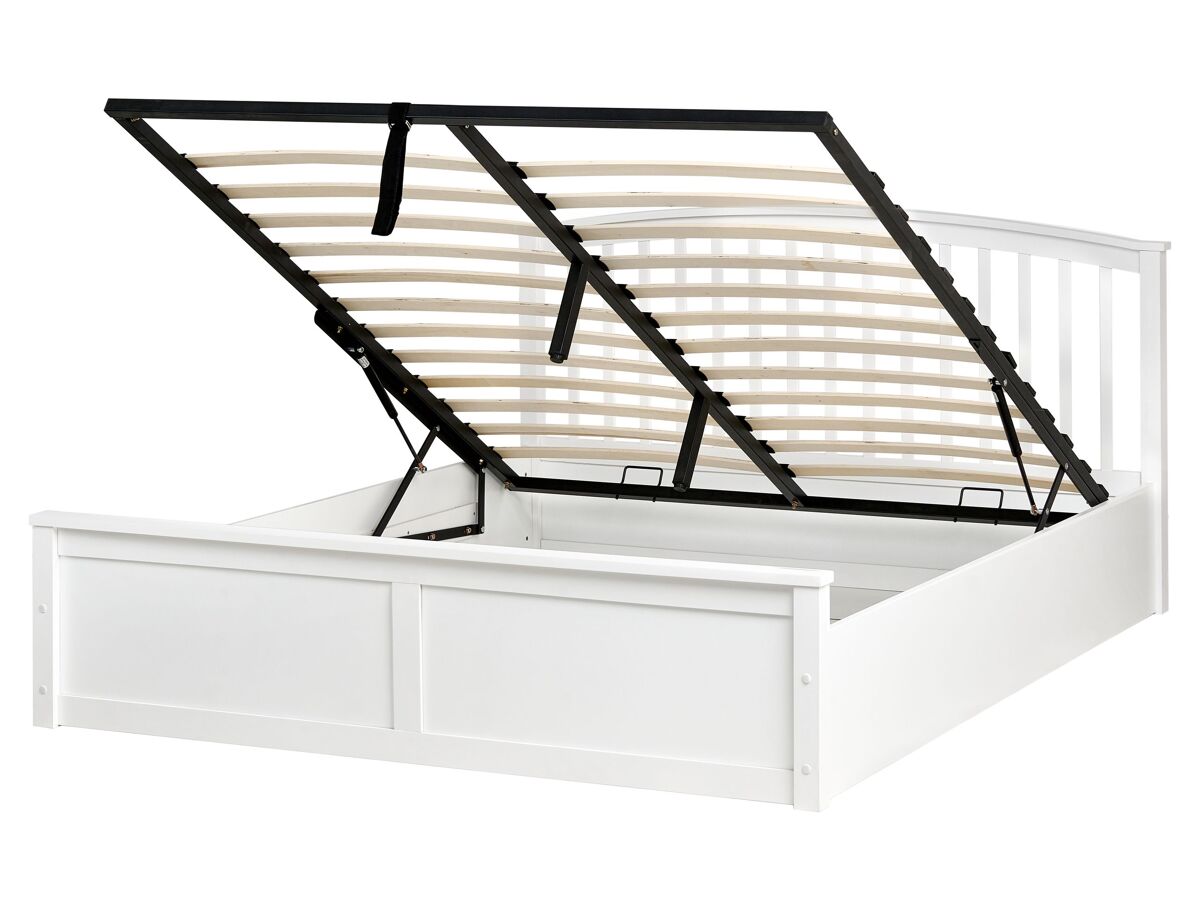 Beliani Cama con almacenaje Madera de pino CLARBEC 170x209