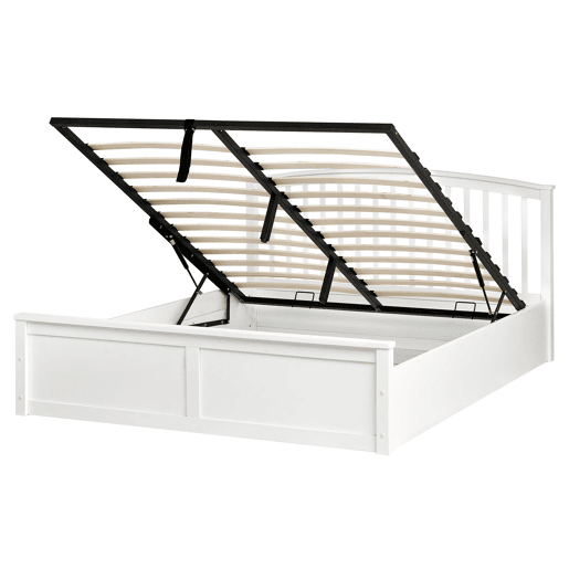 Cama baú Pinho CLARBEC 160 x 200 cm Branco