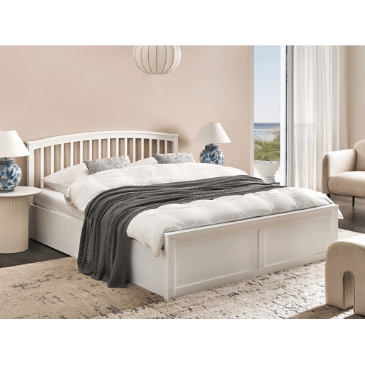 Cama baú Pinho CLARBEC 160 x 200 cm Branco