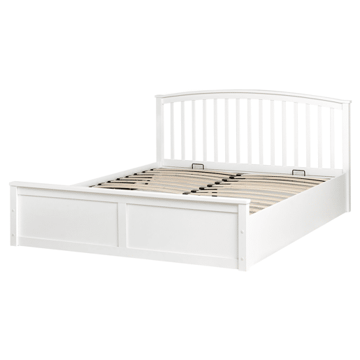 Cama baú Pinho CLARBEC 160 x 200 cm Branco