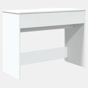 vidaXL Toucador com espelho 100x45x76 cm branco