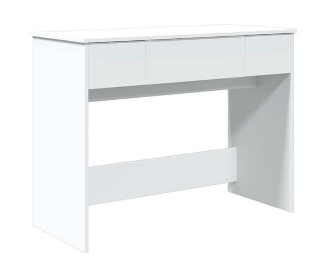 Vidaxl tocador con espejo blanco 100x45x76 cm