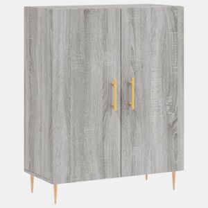 vidaXL Aparador 69,5x34x90 cm derivados de madeira cinzento sonoma