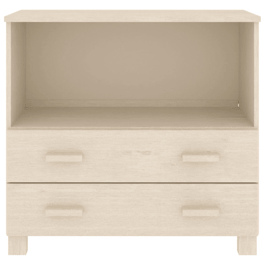 vidaXL Aparador HAMAR 85x35x80 cm pinho maciço castanho-mel vidaXL Aparador HAMAR 85x35x80 cm pinho maciço castanho-mel