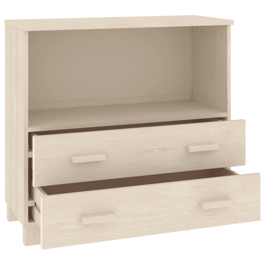 vidaXL Aparador HAMAR 85x35x80 cm pinho maciço castanho-mel vidaXL Aparador HAMAR 85x35x80 cm pinho maciço castanho-mel
