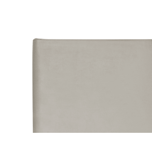 Cama de água Veludo LAVAUR 180 x 200 cm Taupe