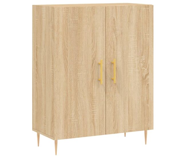 Vidaxl aparador de madera de ingeniería roble sonoma 69,5x34x90 cm