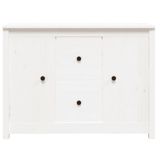vidaXL Aparador 100x35x74 cm madeira de pinho maciça branco vidaXL Aparador 100x35x74 cm madeira de pinho maciça branco