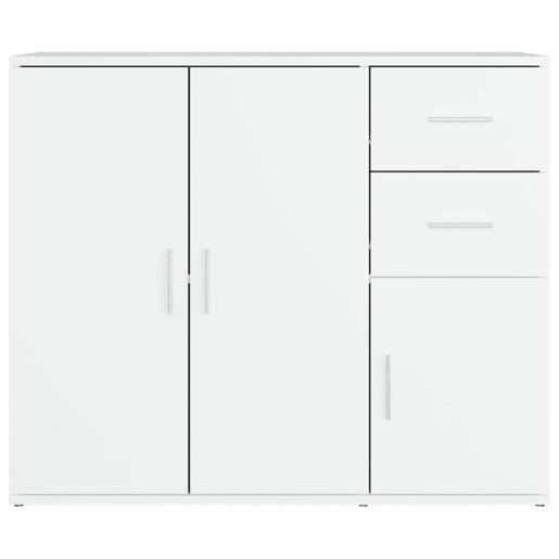 vidaXL Aparador 91x29,5x75 cm derivados de madeira branco