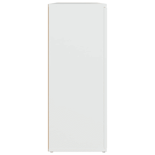 vidaXL Aparador 91x29,5x75 cm derivados de madeira branco