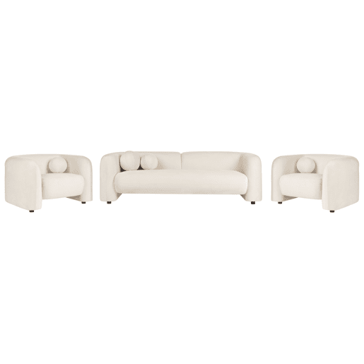 Beliani Conjunto de sofás LEIREN