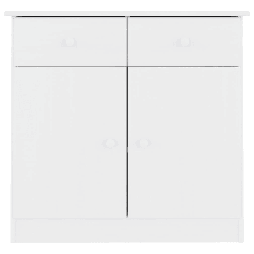 vidaXL Aparador ALTA 77x35x73 cm madeira de pinho maciça branco