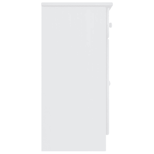 vidaXL Aparador ALTA 77x35x73 cm madeira de pinho maciça branco
