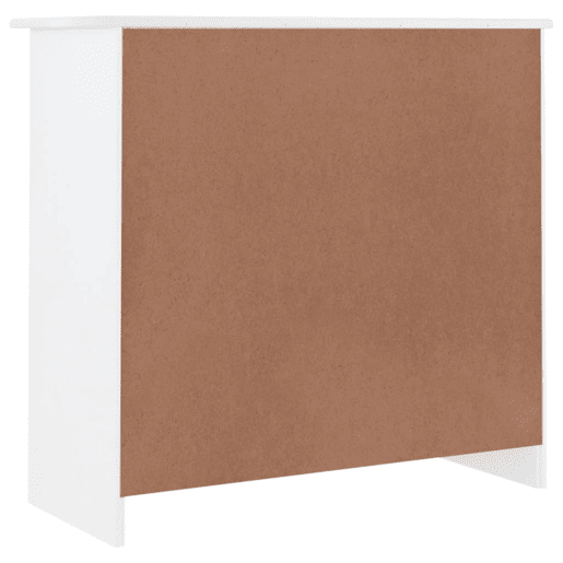 vidaXL Aparador ALTA 77x35x73 cm madeira de pinho maciça branco