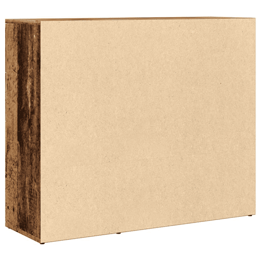 vidaXL Aparador 91x29,5x75 cm derivados de madeira madeira velha