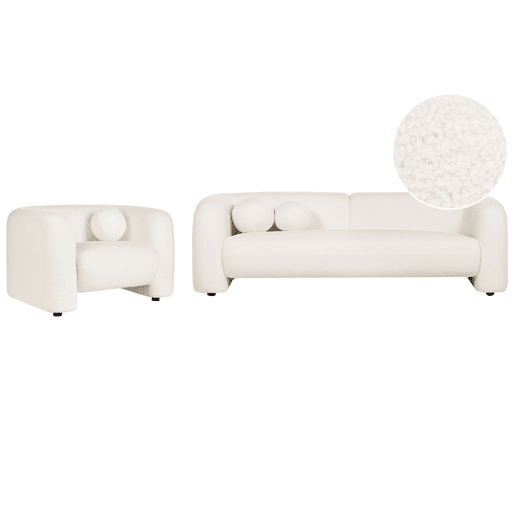 Beliani Conjunto de sofás LEIREN Beliani Conjunto de sofás LEIREN