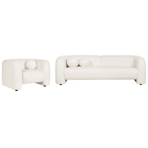 Beliani Conjunto de sofás LEIREN Beliani Conjunto de sofás LEIREN