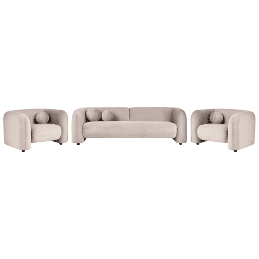 Beliani Conjunto de sofás LEIREN Beliani Conjunto de sofás LEIREN