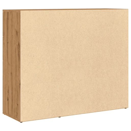 vidaXL Aparador Carvalho Artesanal 91x29,5x75 cm Madeira Engenheirada vidaXL Aparador Carvalho Artesanal 91x29,5x75 cm Madeira Engenheirada