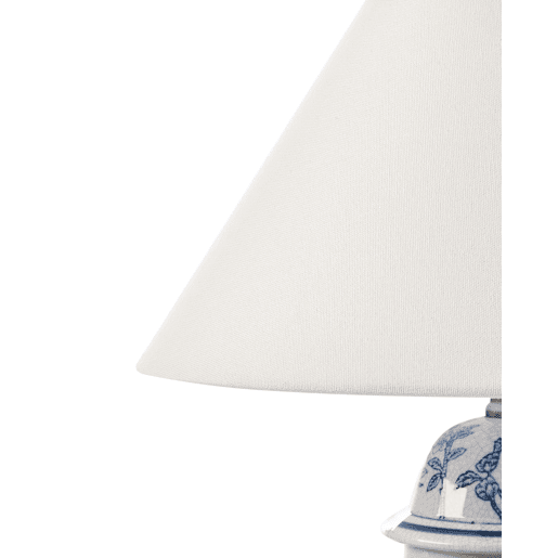 Candeeiro de mesa SORRAIA Porcelana BrancoAzul Candeeiro de mesa SORRAIA Porcelana BrancoAzul
