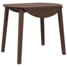 vidaXL Mesa de jantar madeira seringueira maciça castanho