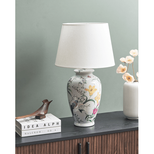 Candeeiro de mesa ACROSSO Porcelana Branco Candeeiro de mesa ACROSSO Porcelana Branco