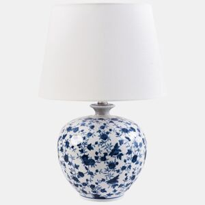 Candeeiro de mesa SILVES Porcelana BrancoAzul