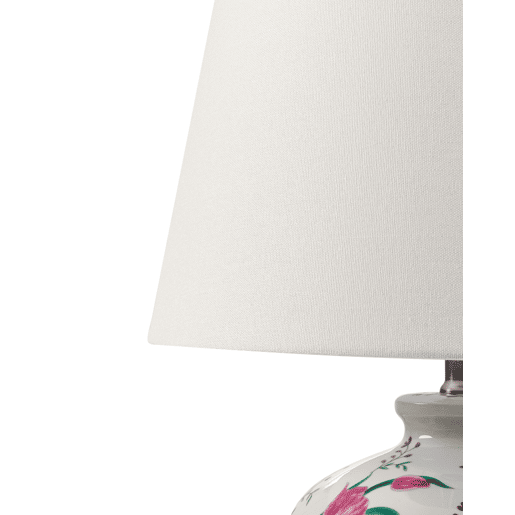 Candeeiro de mesa FEBROS Porcelana Branco