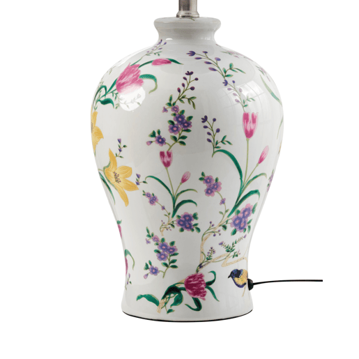 Candeeiro de mesa FEBROS Porcelana Branco