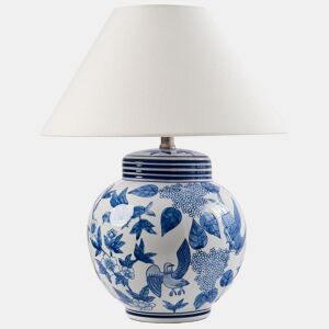 Candeeiro de mesa ARUNCA Porcelana BrancoAzul