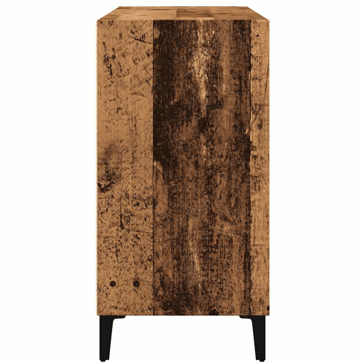 vidaXL Aparador 103,5x35x70 cm derivados de madeira madeira velha