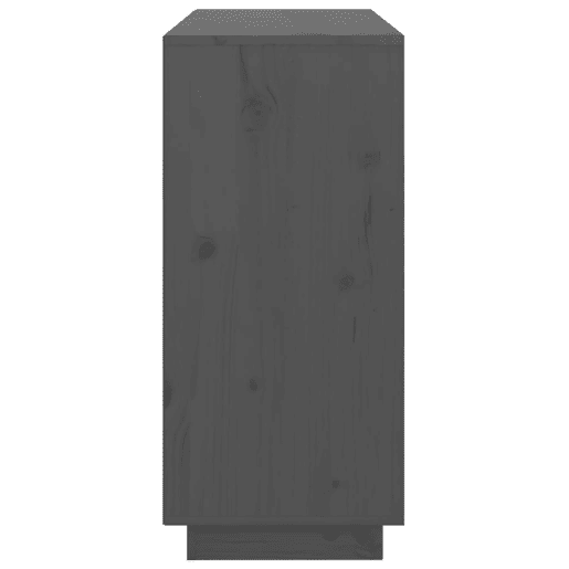 vidaXL Aparador 111x34x75 cm madeira de pinho maciça cinzento vidaXL Aparador 111x34x75 cm madeira de pinho maciça cinzento