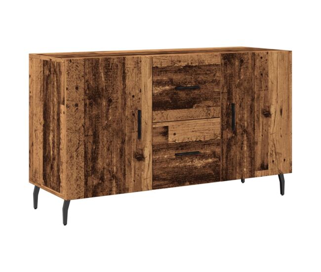 Vidaxl aparador de madera de ingeniería envejecida 100x36x60 cm