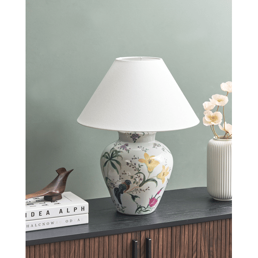 Candeeiro de mesa DIOGO Porcelana Branco