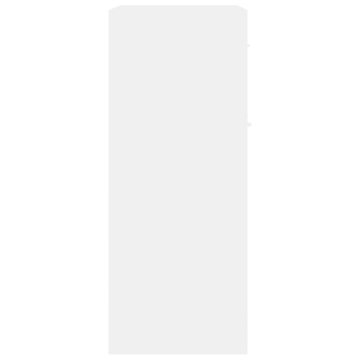 vidaXL Aparador 60x30x75 cm contraplacado branco