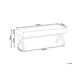 Beliani Banco de cama Bouclé TAMRE 118x46 Beliani Banco de cama Bouclé TAMRE 118x46 Negro