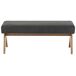 Beliani Banco de cama Bouclé TAMRE 118x46 Beliani Banco de cama Bouclé TAMRE 118x46 Negro