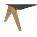 Beliani Banco de cama Bouclé TAMRE 118x46 Beliani Banco de cama Bouclé TAMRE 118x46 Negro