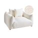 Beliani Sillón LUVOS Beliani Sillón LUVOS Crema
