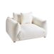 Beliani Sillón LUVOS Beliani Sillón LUVOS Crema