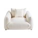 Beliani Sillón LUVOS Beliani Sillón LUVOS Crema
