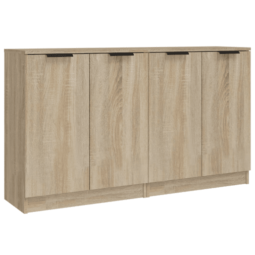 vidaXL Aparadores 2 pcs 60x30x70 cm madeira processada carvalho sonoma vidaXL Aparadores 2 pcs 60x30x70 cm madeira processada carvalho sonoma