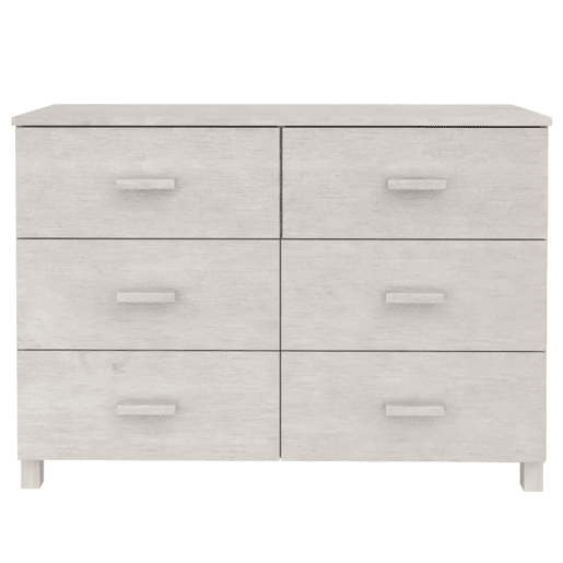 vidaXL Aparador HAMAR 113x40x80 cm pinho maciço branco vidaXL Aparador HAMAR 113x40x80 cm pinho maciço branco