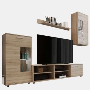 Móveis para sala de estar em carvalho Sonoma cor 230x38,3 cm moderno