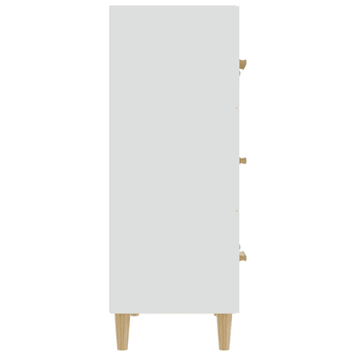 vidaXL Aparador 70x34x90 cm derivados de madeira branco