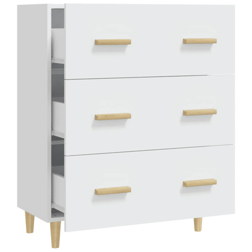 vidaXL Aparador 70x34x90 cm derivados de madeira branco