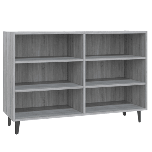 vidaXL Aparador 103,5x35x70 cm derivados de madeira cinzento sonoma