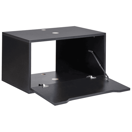 Móvel de casa de banho suspenso PETROLINA 60 cm Preto